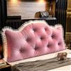 seokor Cuscino Testata Letto 120/150/180/200cm Matrimoniale Singolo Cuscino Schienale Divano Cuscino da Lettura per Letto e Divano Grandi Cuscini per Testata Letto Lavabile Schienale Letto(A3,120cm/47in)