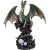 Nemesis Now Den Defender, statuetta di drago dipinta a mano, decorazione fantasy - verde