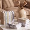 YUJUVI Libri Decorativi per Arredamento Libri Finti Decorativi Design 12 Pezzi Moderno Decorazioni libri per Libreria per la Decorazione Domestica Libreria Tavolino da caffè Scaffali (12 Pz Set B)