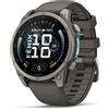 Garmin Smartwatch ( AMOLED ) FENIX 9 Titanium Pebble gray 47 mm 010 04762 01