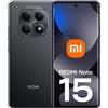 Xiaomi Redmi Note 15 6+128GB 6.77" NFC Black DS ITA