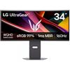 LG 34G600A-B Monitor PC 86,4 cm [34] 3440 x 1440 Pixel Wide Quad HD LCD Nero (34