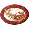 BRANDANI VASSOIO OVALE COLLEZIONE CHRISTMAS BRANDANI 80005