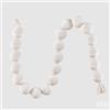 EDG Enzo De Gasperi Festone Natalizio 20 Palle Brillanti Avorio Ø8 cm L180 cm - Decorazione di Natale