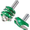 Trend CraftPro Set Frese per Porte a Pannello 1/2, Ø41mm, 2pz | 2 frese TCT in carburo con gambo 1/2, lunghezza taglio 17 mm, Ø41 mm, per tagli puliti e precisi.