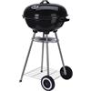 WELL HOME MOBILIARIO & DECORACIÓN Well Home Barbecue con ruote tipo ciotola Ø47cm