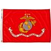 Annin Flagmakers modello 439004 bandiera militare del corpo marino degli Stati Uniti Nylon SolarGuard NYL-Glo, 100% Made in USA alle specifiche ufficiali.