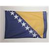 AZ FLAG Bandiera Nautica Bosnia ed Erzegovina 90x60 cm Anelli Plastica | Uso esterno e nautico bandiera nautica bosniaca Босна и Херцеговина con anelli in plastica poliestere a rete