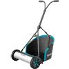 Gardena Rasaprato a Mano Elicoidale Plus 400 Rasaprato a mano elicoidale: Prato all'Inglese, Larghezza di taglio da 40 cm, Senza fili, Con cesto raccogli erba, Per prati fino a 250 m² (11765-20)