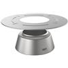 Weber Termoregolatore Barbecue a carbonella, per Griglie a carbonella da Ø 57 cm, in Acciaio Inox, 2 funzioni in Una: per SUP. cotturate veloci o Lente, con Anello diffusore - Argento (7666)