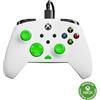 Turtle Beach Rematch Core Bianco/Verde - Gamepad cablato - Con licenza per Xbox Series XS, Xbox One e PC - Pulsanti audio, motori Rumble e grilletti a impulsi, cavo da 3 m