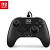 PowerA Controller cablato Advantage per Nintendo Switch 2 - Nero, con licenza ufficiale, effetto Hall, pulsanti mappabili, controller pro, Pulsante C, controlli audio integrati