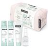 Suavinex, Beauty Case Dreams con Cosmetici, Rosa | Set Regalo Neonato: Shampoo Gel 100ml + Lozione Idratante 100ml + Crema Pannolino 75ml + Colonia Baby 50ml, Formato viaggio