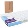 Träumeland Materasso per Bambini e Ragazzi Snooze Land, Schiuma Fredda, Tencel/Lyocell, Blu, 90 x 200 cm, Soft e Medio