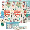 Babify - Tappeto da gioco per bambini, spessore 1 cm, pieghevole, antiscivolo, extra grande, reversibile, impermeabile, portatile, double-face, per bambini e neonati (180 x 200 x 1 cm)