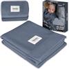 lionelo Bamboo Blanket Coperta Neonato Leggera 100x75 cm in Cotone di Bambù | Morbida, Antibatterica, Ipoallergenica e Antimicotica, per Lettino e Fasciatoio dalla Nascita
