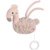 Fehn carillon Fenicottero - Peluche per neonati | Carillon a carica con melodia Sai quante stelle - calma il bambino fin dalla nascita