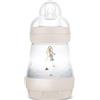 MAM Biberon Anticolica Easy Start 160 ml (Set da 2), Tettarella 1, Beige | Da 0+ mesi, Valvola anticolica, Riduce bolle d'aria, Silicone SkinSoft, Allattamento misto, Autosterilizzante, Senza BPA/BPS