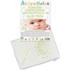 ANDY & HELEN Cuscino Culla/Carrozzina Antisoffoco con fodera in Aloe Vera. Misure: 31x21x3 cm