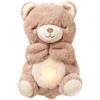 Nuby Peluche Morbido Aiuto Nanna con Movimento Respiratorio, 0+ Mesi, Orso | 8 ninne nanne e 4 rumori bianchi con controllo volume, ricaricabile USB, luce rilassante per far dormire il bimbo