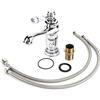 Fydun Miscelatore lavabo, Fydun Durevole Motivo floreale Miscelatore monocomando Rubinetto acqua fredda/calda per lavandino del bagno Altri accessori(Placcatura)