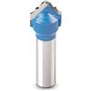 kwb 7568-20 Profilo PROFILE HSS Professional (per legno, Ø 12.7mm, R = 3,2 mm, albero da 8 mm, taglio di precisione a terra a base di taglio, adatto per tutte le fresatura a mano comune), Ø 12,1 mm