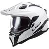 LS2, Casco Moto Cross EXPLORER SOLID Gloss White,
