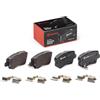 BREMBO Kit pastiglie freni Posteriore senza contatto segnalazione usura con accessori P 30 158 Compatibilità con HYUNDAI Tucson TL, TLE, KIA Sportage QL, QLE