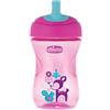 CHICCO (ARTSANA SpA) Chicco Tazza Advance Rosa 12m+ - Tazza con Cannuccia per Bambini, Beccuccio Anti-goccia