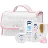 CHICCO (ARTSANA SpA) Chicco Baby Moments Beauty Maniglia Rosa Pelli Delicate Bagno Delicato Corpo/Capelli 200ml + Crema Corpo 200ml + Acqua Di Colonia 100ml