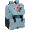 safta | Zaino scolastico Extensible K-Pop Demon Hunters Huntr/X, Expandible con Cerniere Laterali, Schienale Ergonomico e Imbottita, Spallacci Antisudor, Reflectante, Dimensioni 28,5x15x41 cm
