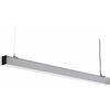 V-TAC PRO VT-7-43-S Plafoniera led linear light a sospensione samsung chip smd 40W 3510LM 120° 4000K alluminio silver raccordabile - sku 21384