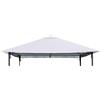 Megashopitalia Telo per Gazebo di Ricambio Copertura 3x3 con sfiato aggancio a spigoli (Ecrù)