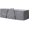 Perel Copertura XL per cuscini da esterno 200 x 75 x 60 cm, borsa porta cuscini impermeabile, sacca anti UV con maniglie, resistente e ideale per cuscini lounge