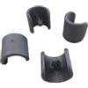 Lafuma Mobilier Set di 4 piedini per sedie a sdraio, Diametro: 20 mm, Colore: Antracite, LFM2843-1229