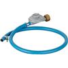 Enders Kit Regolatore di Pressione (pressionde di Uscita 29mbar) e Tubo - Set per Attacco Gas BBQ - Lunghezza Tubo: 80cm, Diametro Interno 8mm - Attacco Italiano #1210