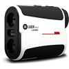 GolfBuddy GB LASER Lite Rangefinder with Slope On/off Functionality - 800 Yards with Carry Case, white