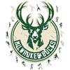 Iconic Puzzles - Milwaukee Bucks, Logo, Puzzle di Legno con licenza ufficiale NBA, 100% sostenibile, regalo per adulti e bambini, taglia M, 270 Pz