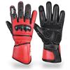 TLA TROOPS LEGEND RACING APPAREL TLA NOX Guanti Moto Pelle Uomo/Donna Protezioni Moto, Polsino lungo Omologati CE, XS-4XL, Guanti Moto Donna/Uomo Touchscreen, Guanto Mezza Stagione, Traspiranti, Protezione all'Impatto