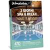 WONDERBOX Cofanetto Regalo - 3 Giorni Spa & Relax - Valido 3 Anni e 3 Mesi | 2 notti + 1 attività benessere + 2 colazioni - Più di 470 soggiorni - Hotel 4* e 3*, hotel benessere, resort