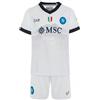 SSC NAPOLI Set Gara Infant Away, EA7, Prodotto Ufficiale, Scudetto Tricolore, Grafica Vesuvio, Divisa Bambino 2023/2024, 24 Mesi