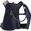 EVOC HYDRO PRO 6 - Zaino idratante con sacca 1,5L, rosa/nero | Zaino idratante con sacca da 1,5 l, due scomparti per cibo, tasche con zip e clip magnetica per il tubo