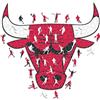 Iconic Puzzles - Chicago Bulls, Logo, Puzzle di Legno con licenza ufficiale NBA, 100% sostenibile, regalo per adulti e bambini, taglia S, 150 Pz