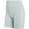 adidas Femme Optime Workout 3-Stripes Short Leggings, Wonder Sage, XXS 6 inch