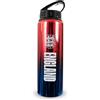 Hy-PRO - Borraccia UV in Alluminio con Licenza Ufficiale F.C, 750 ml, Cannuccia Pieghevole Integrata, Finitura neocromatica, a Prova di perdite, Leggera
