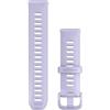 Garmin Cinturino 20mm Quick Release, Silicone, Cool Lavender | Cinturino Originale Garmin 20mm, compatibile con modelli selezionati, Quick Release, Silicone, Cool Lavender