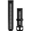 Garmin Cinturino 20mm Quick Release, Silicone, Black | Cinturino Originale Garmin 20mm, compatibile con modelli selezionati, Quick Release, Silicone, Black