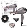 Bellissima Imetec Ceramic & Argan Oil - Phon professionale 2300W | Tecnologia ceramica e olio di argan | Con ionizzatore | Diffusore per ricci e 2 convogliatori