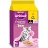 Whiskas PRANZETTI Cibo Umido in Salsa per Gattini 6x50g Pollo, Confezione da 12