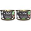 Schesir, Tonnetto con Seppie in Gelatina, Alimento Umido Completo per Gatti, in Lattina, Con Vitamine Aggiunte, 100% Naturale, 12 x 85g (Confezione da 2)
